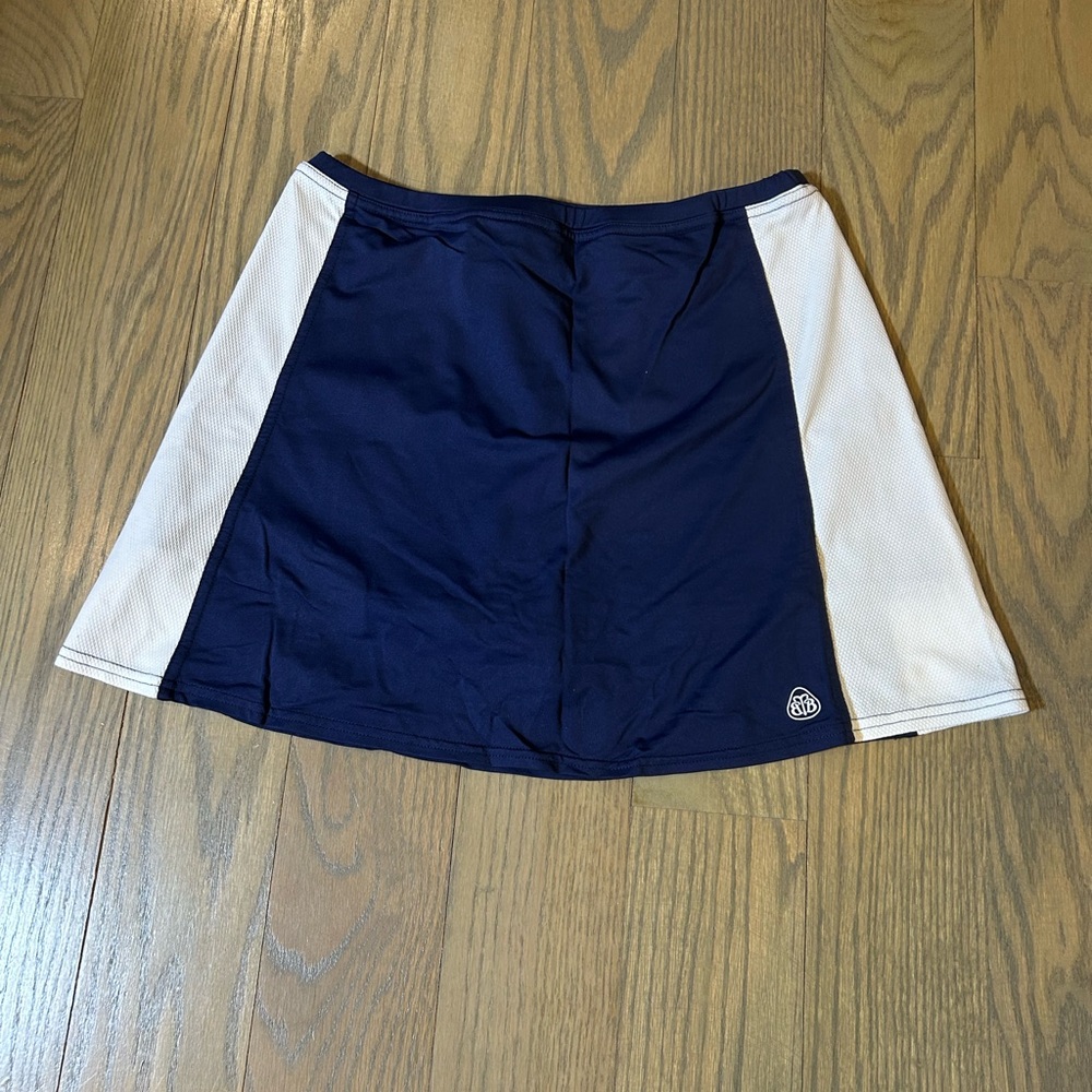 Vintage Brooks Brothers Navy and White Athletic Tennis Skort
